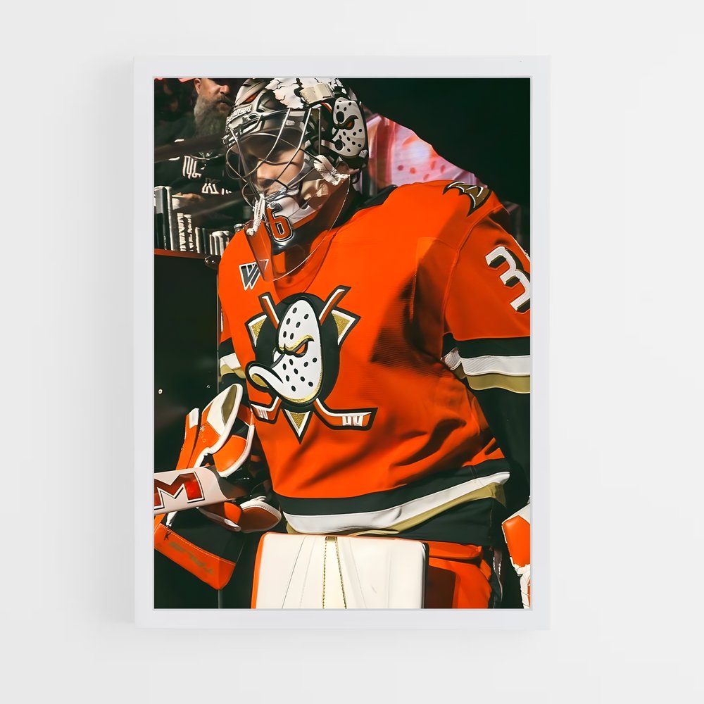 Poster La Puissance Orange – affiche Hockey sur glace (vue 3)